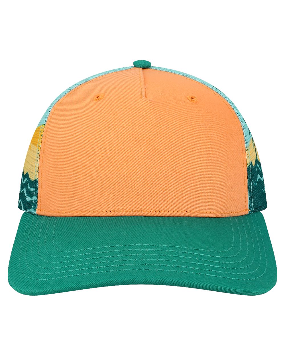 LOCALE Plain Front Five-Panel Trucker Cap 5PTKRS