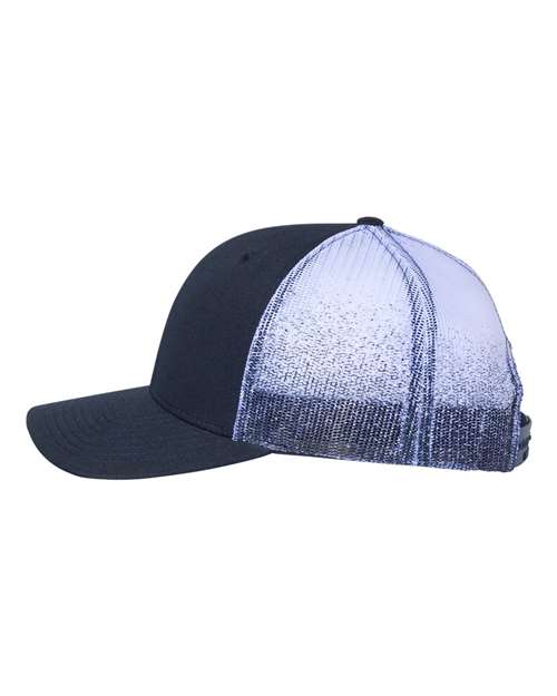 Richardson Printed Mesh Trucker Cap 112PM