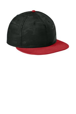 New Era Camo Flat Bill Snapback Cap NE407