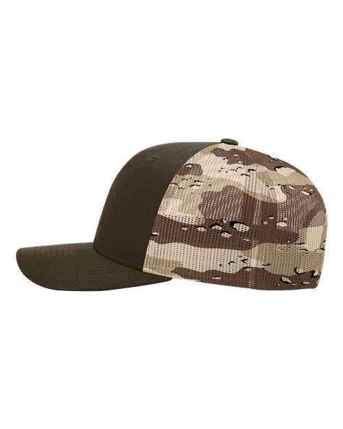 Richardson Printed Mesh Trucker Cap 112PM