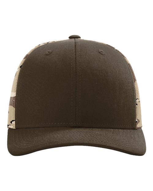 Richardson Printed Mesh Trucker Cap 112PM