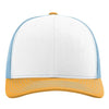 White/ Columbia Blue/ Yellow