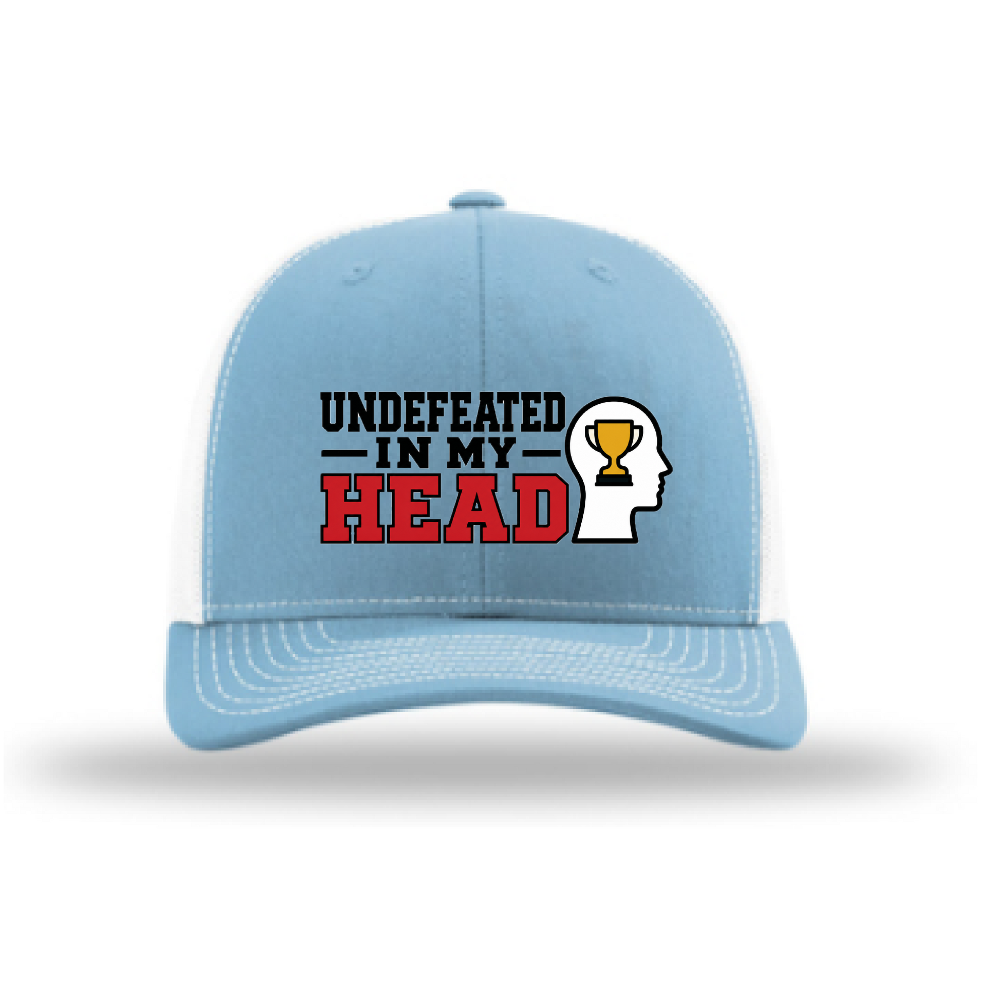 Undefeated in My Head fantasy football Richardson 112 hat in Carolina Blue