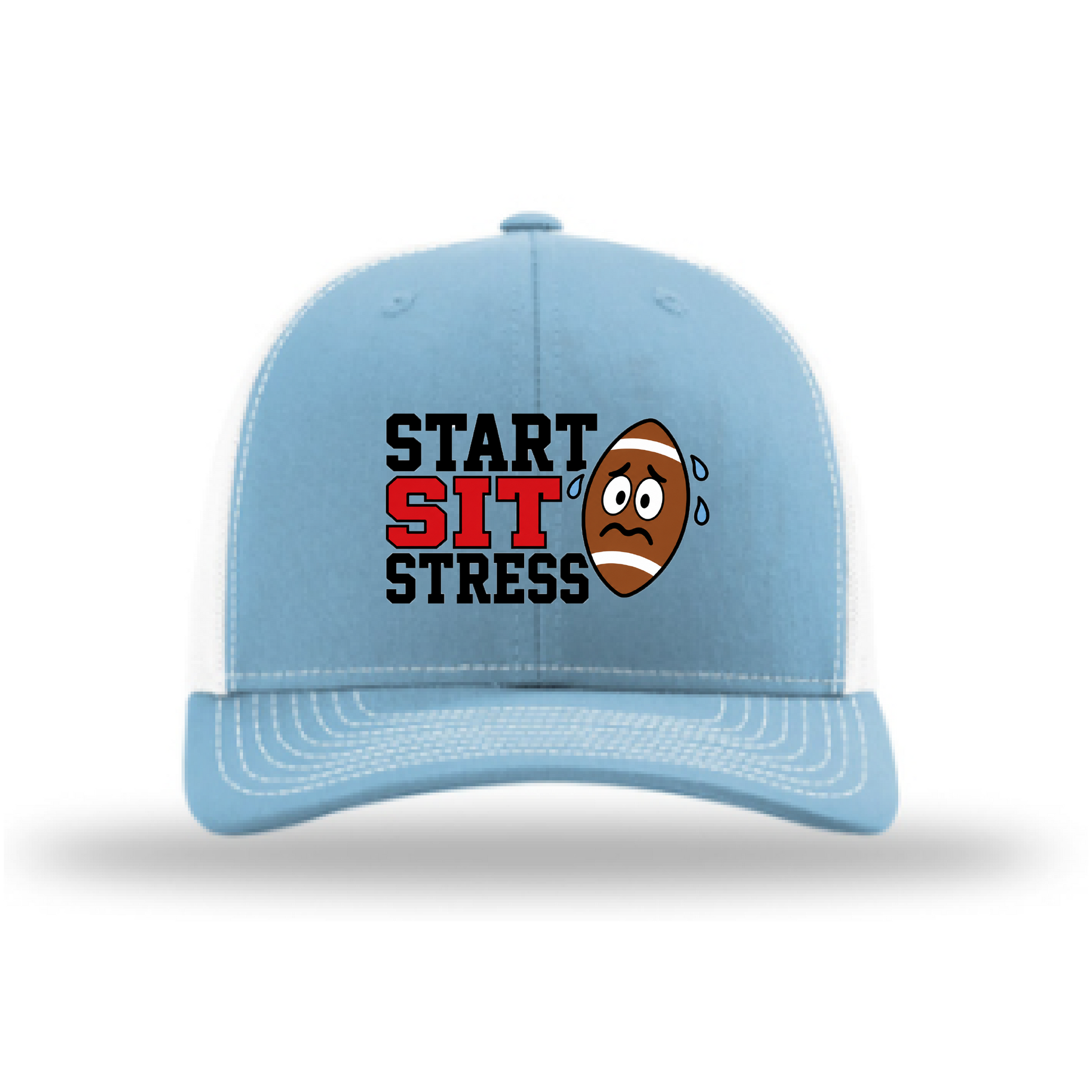 Start Sit Stress fantasy football Richardson 112 hat in Carolina Blue