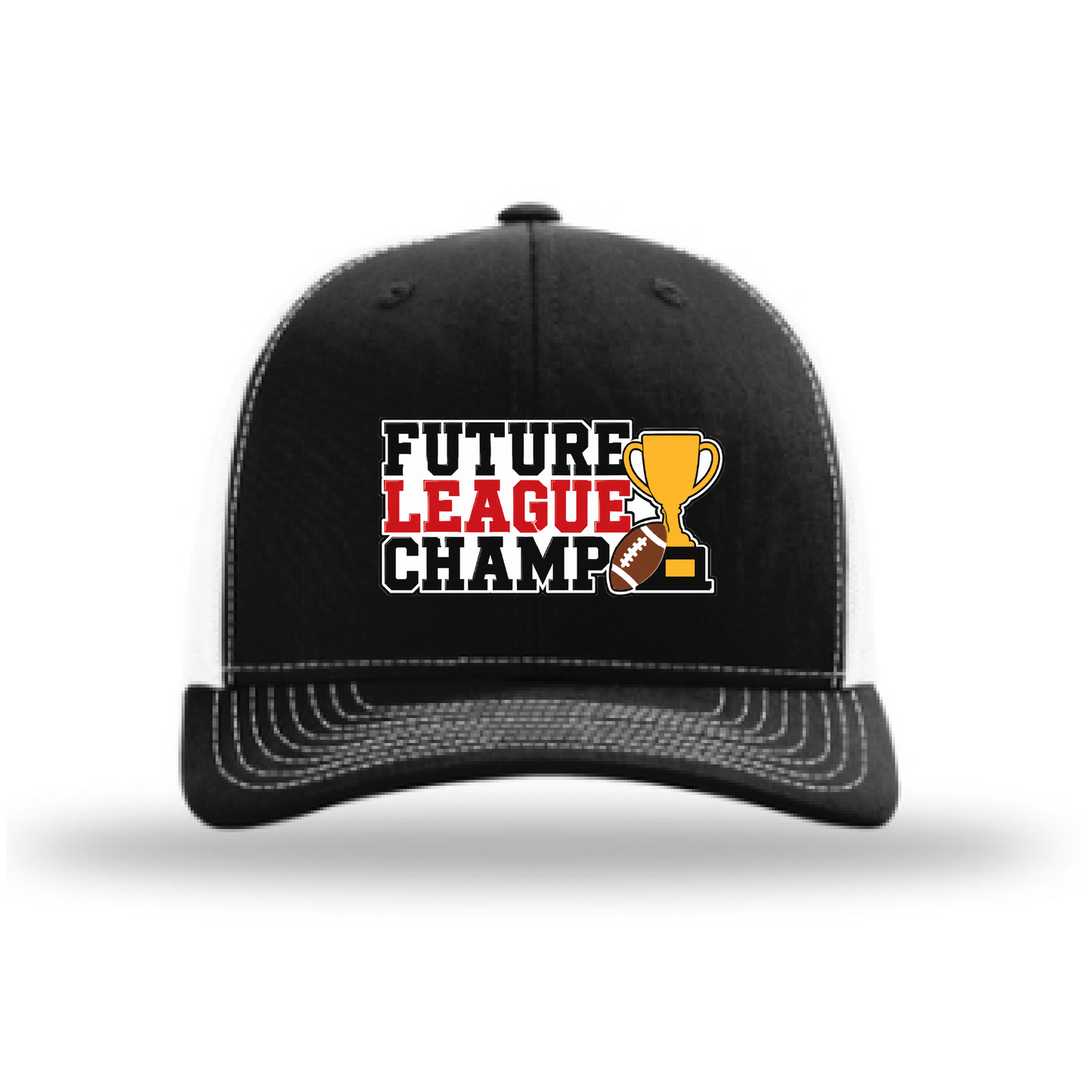Future League Champ fantasy football Richardson 112 hat in Black/White