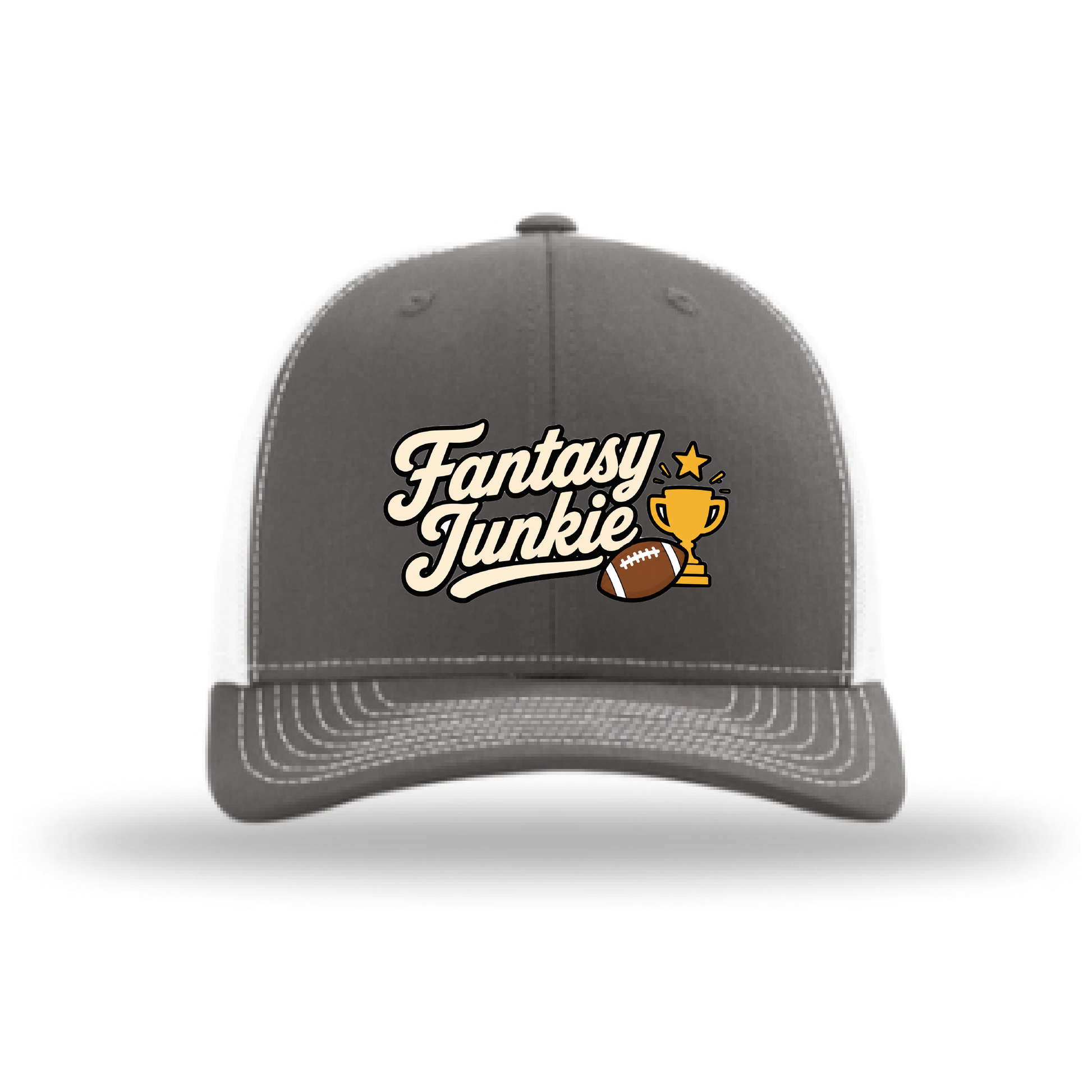 Fantasy Junkie fantasy football Richardson 112 hat in Charcoal/White