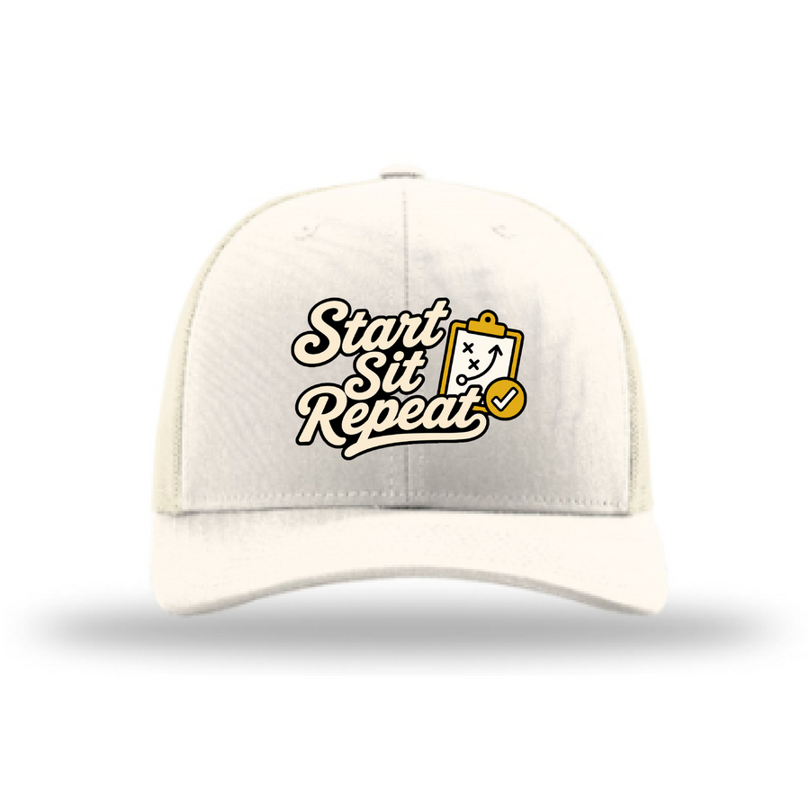 Start Sit Repeat Richardson 112 Hat - Cream