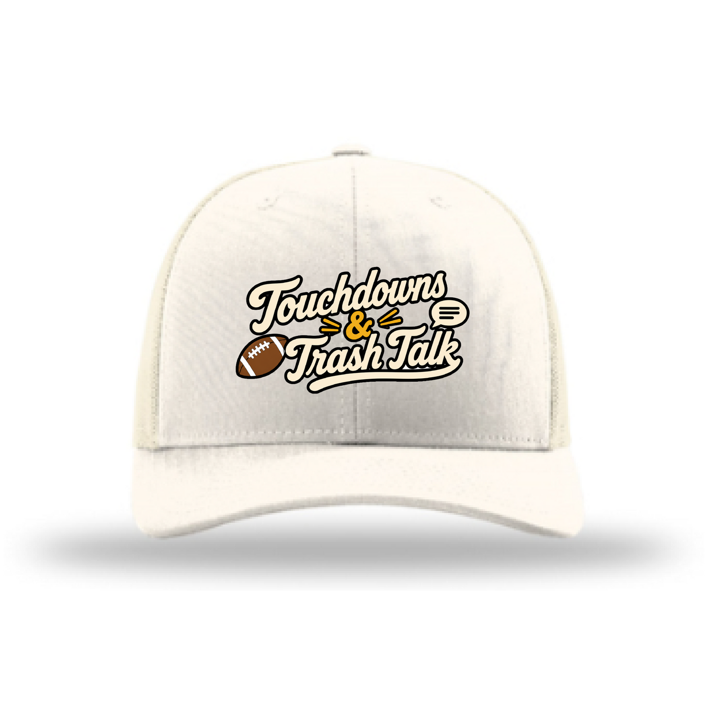 Touchdowns & Trash Talk fantasy football Richardson 112 hat in Cream