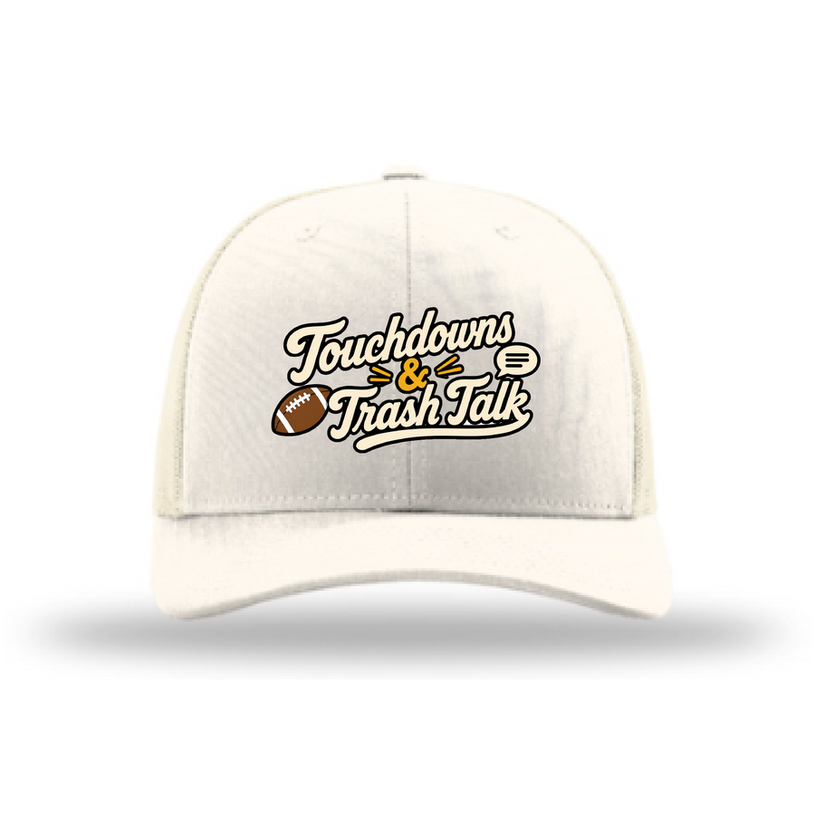 Touchdowns & Trash Talk Richardson 112 Hat - Cream