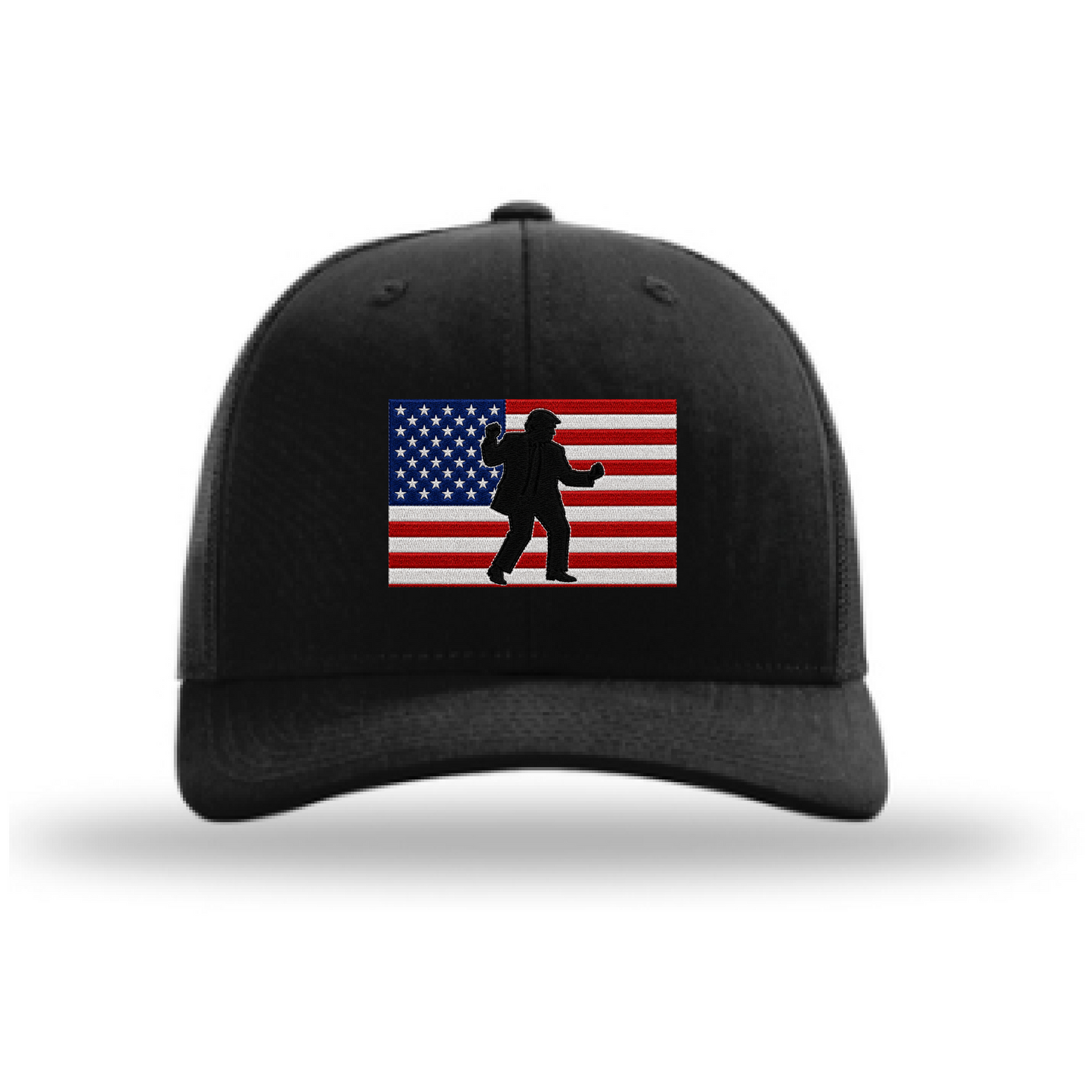 Patriotic Dancer Flag Richardson 112 Hat - Black