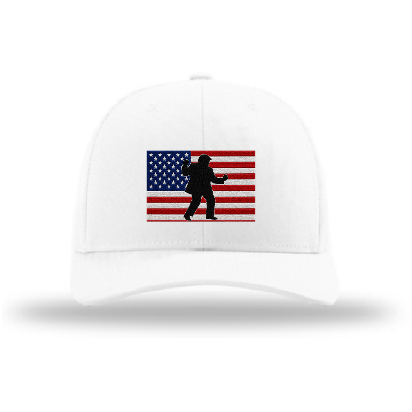 Patriotic Dancer Flag Richardson 112 Hat - White