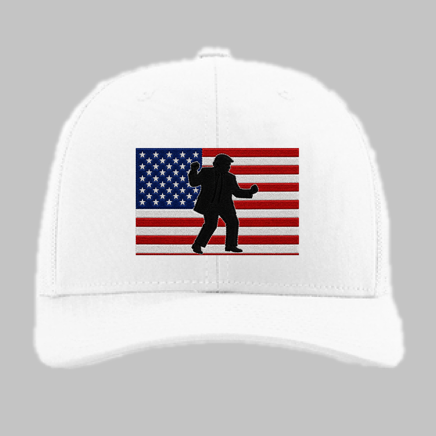 Patriotic Dancer Flag Richardson 112 Hat - White