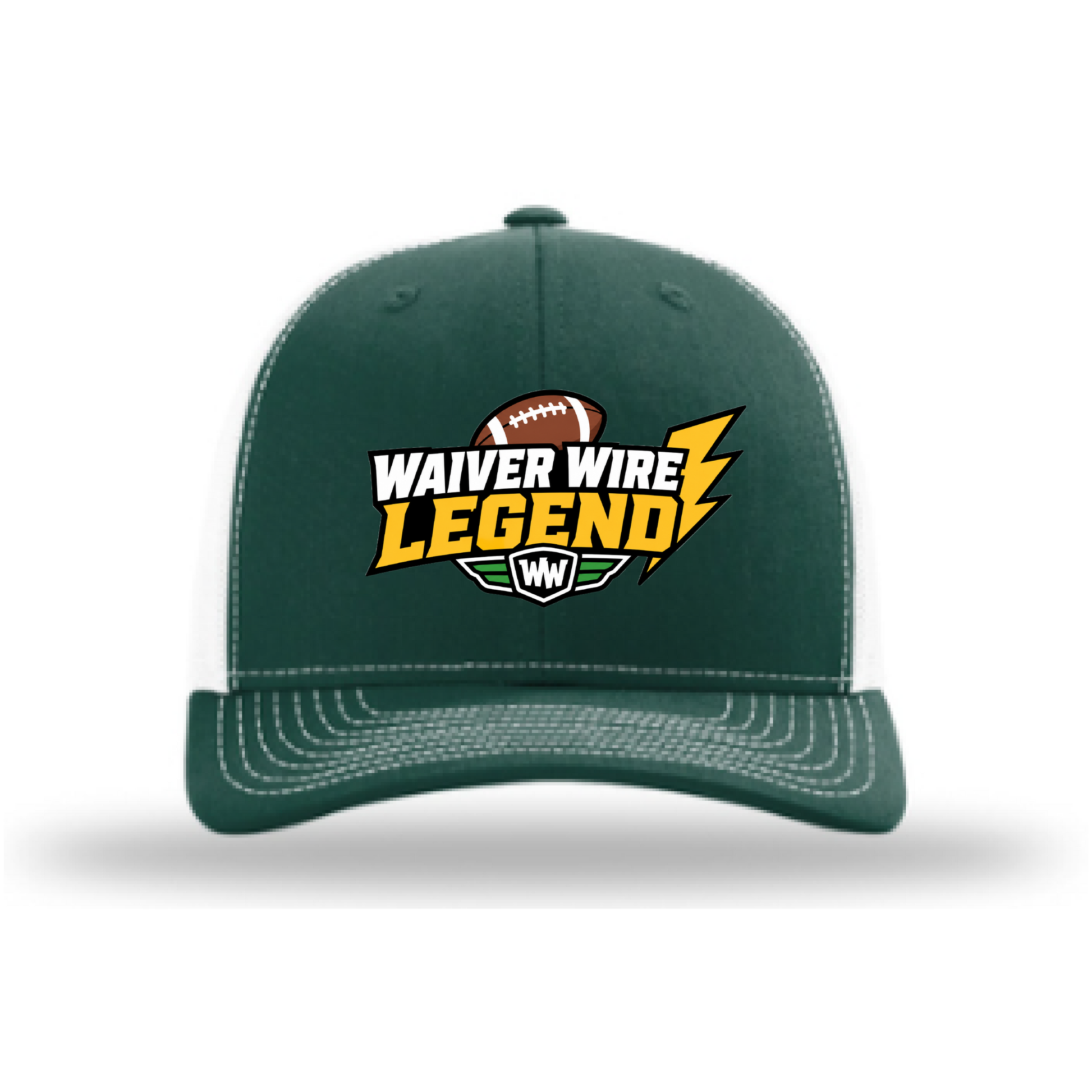 Waiver Wire Legend fantasy football Richardson 112 hat in Dark Green/White