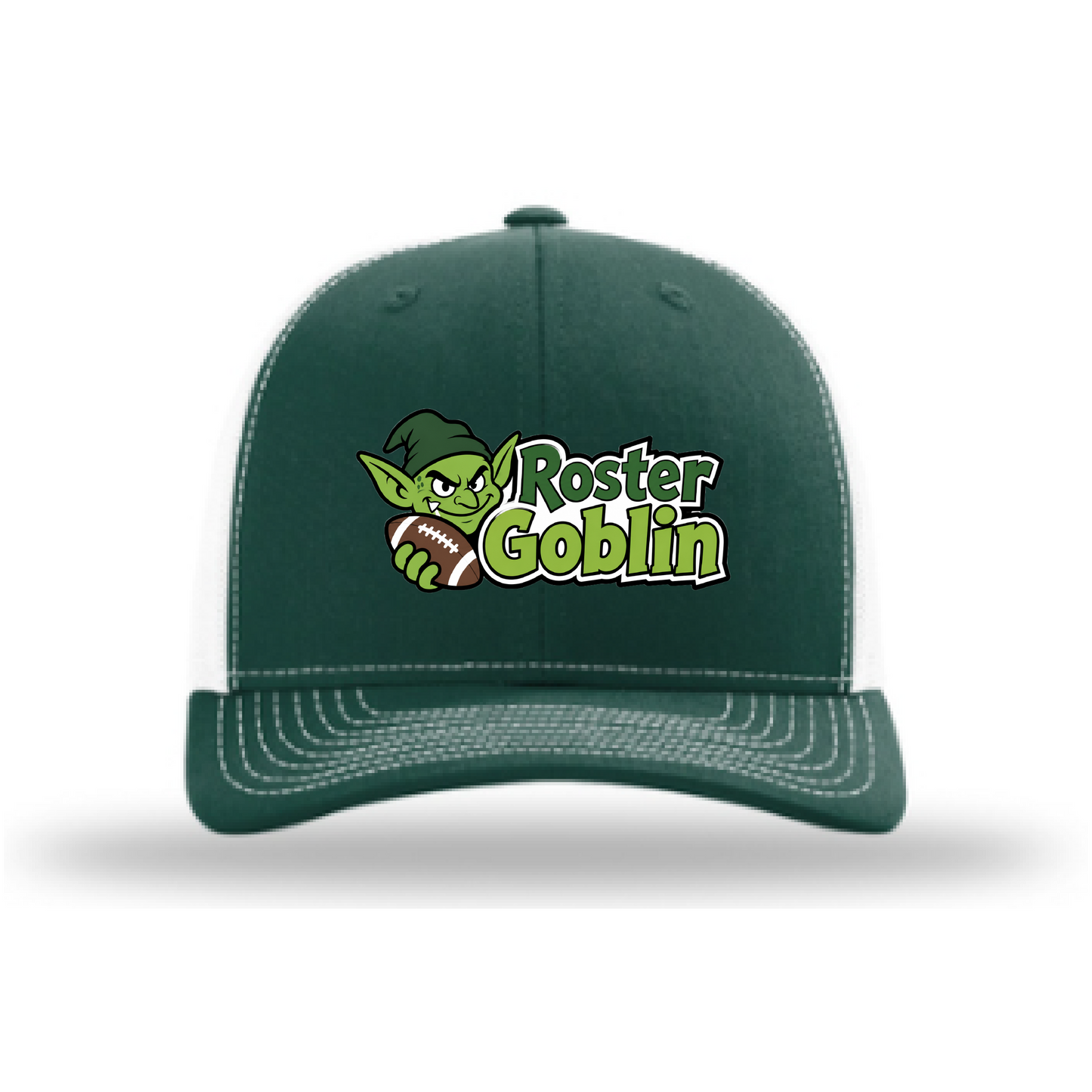 Roster Goblin fantasy football Richardson 112 hat in Dark Green/White