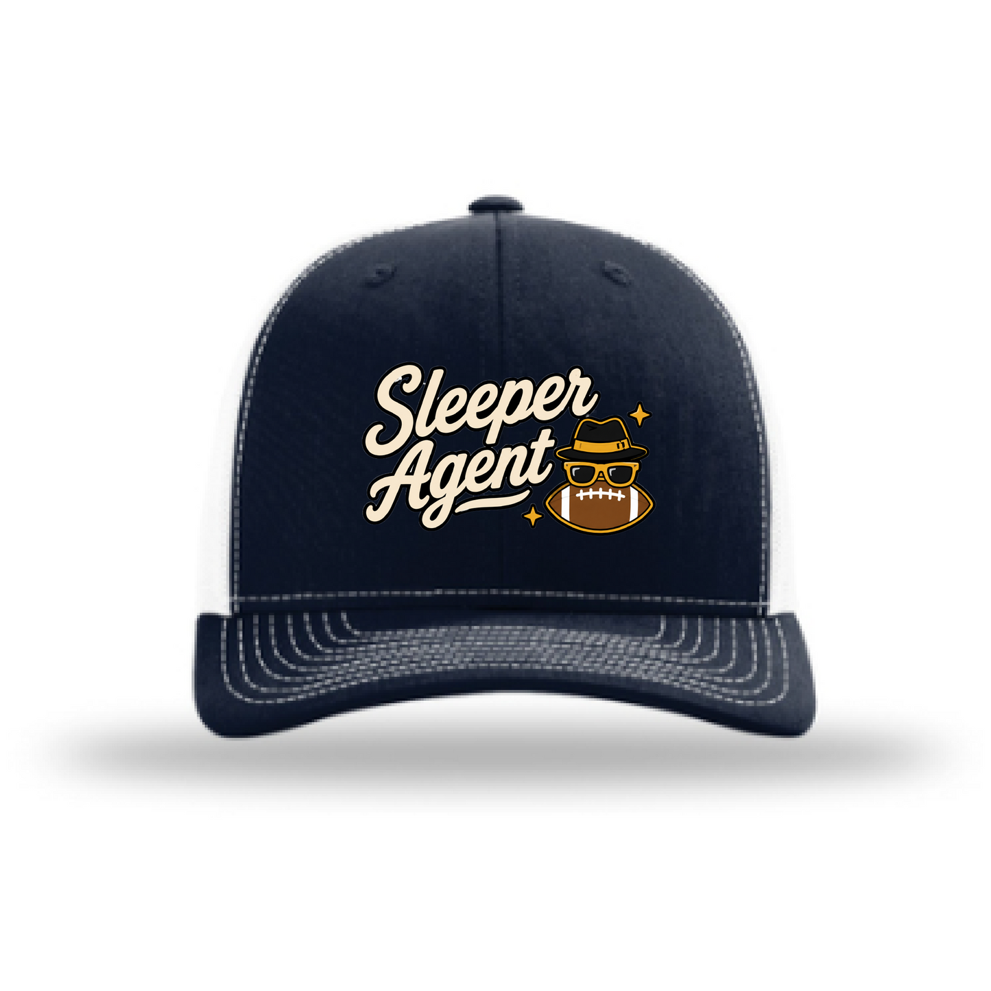 Sleeper Agent fantasy football Richardson 112 hat in Navy/White