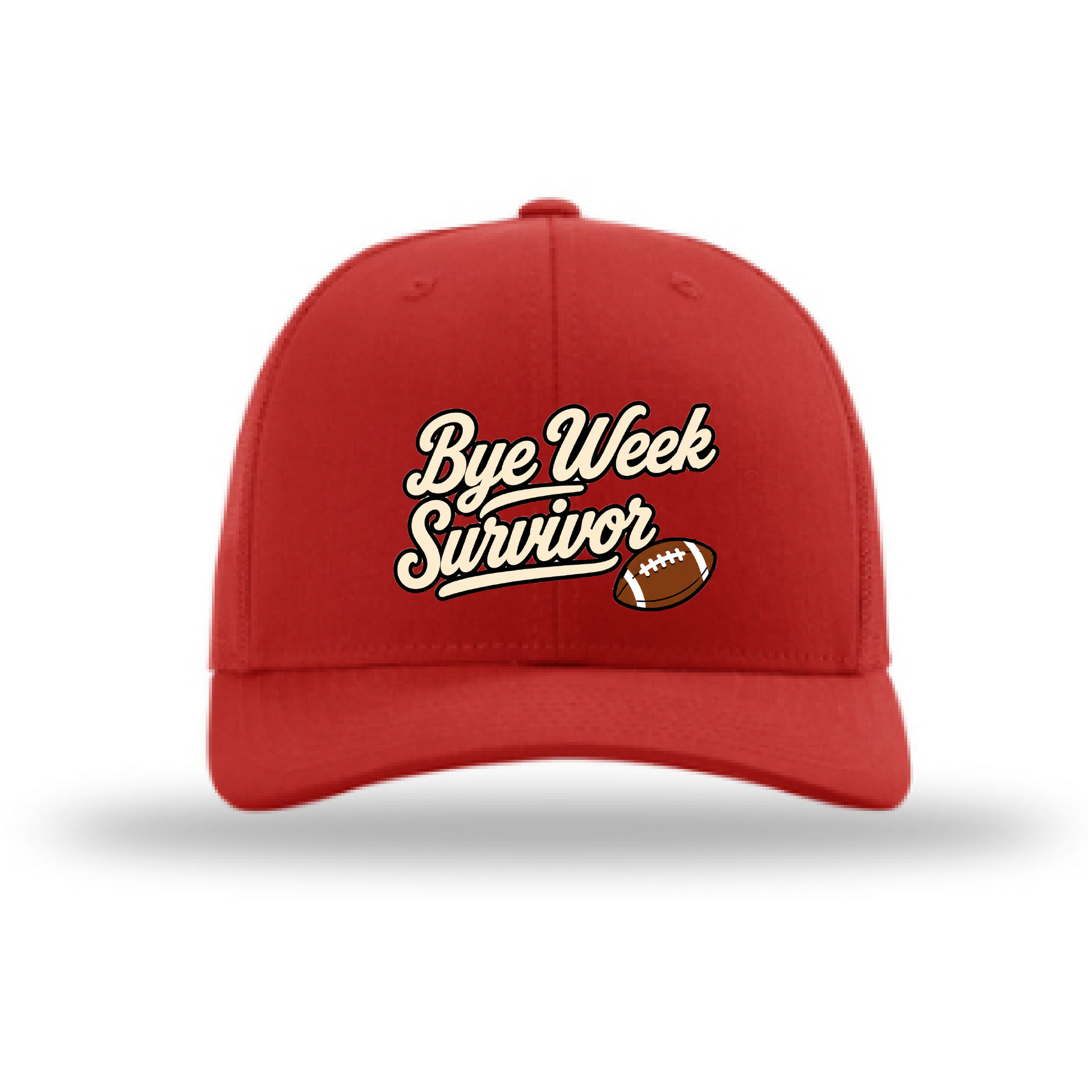 Bye Week Survivor fantasy football Richardson 112 hat in Red