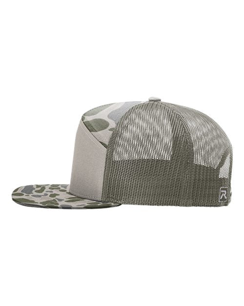 Richardson Printed Seven-Panel Trucker Cap 168P