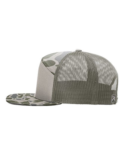 Richardson Printed Seven-Panel Trucker Cap 168P