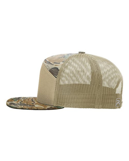Richardson Printed Seven-Panel Trucker Cap 168P