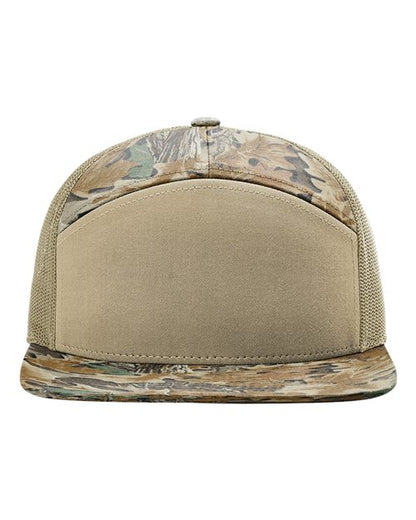 Richardson Printed Seven-Panel Trucker Cap 168P