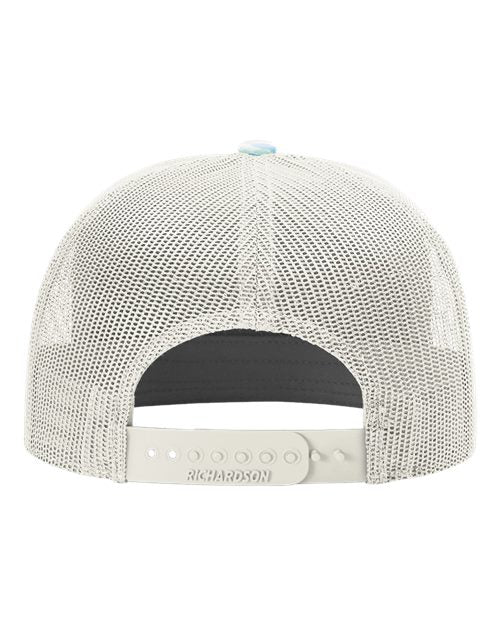 Richardson Printed Seven-Panel Trucker Cap 168P