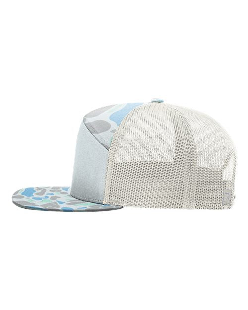 Richardson Printed Seven-Panel Trucker Cap 168P