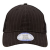 Black Pinstripe/ Black
