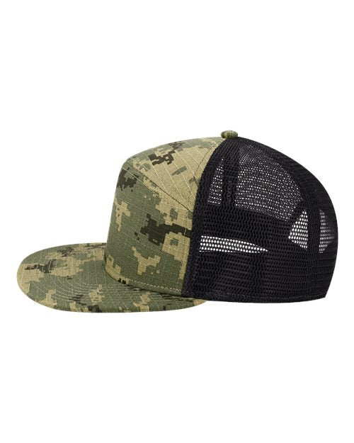 LEGACY Hopback Seven-Panel Trucker Cap H7FB