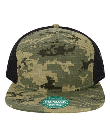 LEGACY Hopback Seven-Panel Trucker Cap H7FB