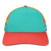 Aqua/ Wavy Sunset/ Coral