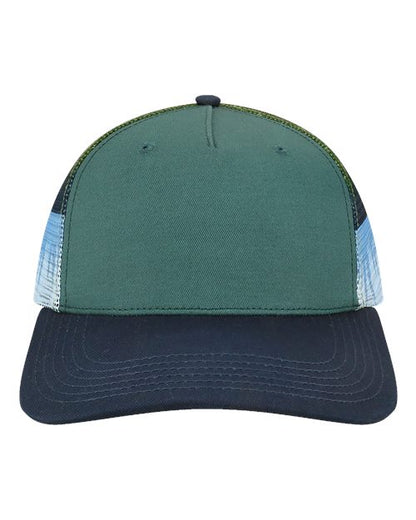 LOCALE Plain Front Five-Panel Trucker Cap 5PTKRS