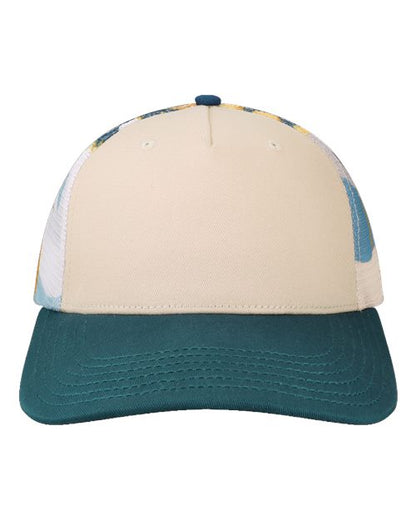 LOCALE Plain Front Five-Panel Trucker Cap 5PTKRS
