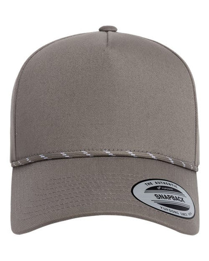 YP Classics Retro Cotton Blend Five-Panel Rope Cap 5079BD