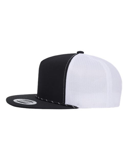YP Classics Classic Five-Panel Trucker Rope Cap 6006BD