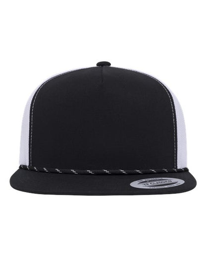 YP Classics Classic Five-Panel Trucker Rope Cap 6006BD
