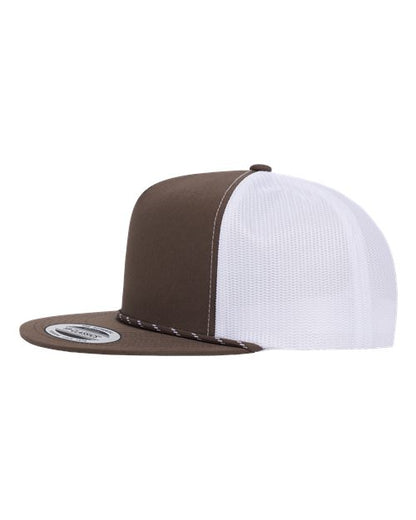 YP Classics Classic Five-Panel Trucker Rope Cap 6006BD