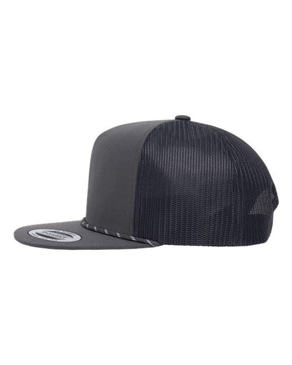 YP Classics Classic Five-Panel Trucker Rope Cap 6006BD