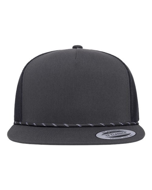 YP Classics Classic Five-Panel Trucker Rope Cap 6006BD