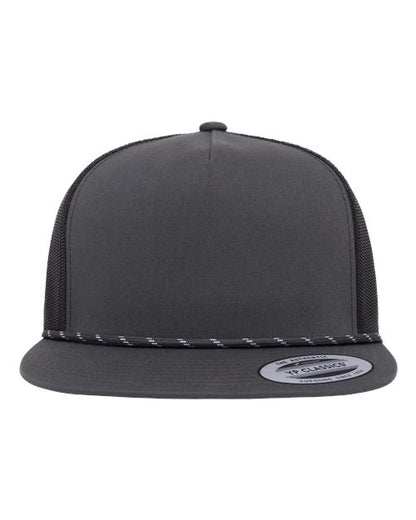 YP Classics Classic Five-Panel Trucker Rope Cap 6006BD