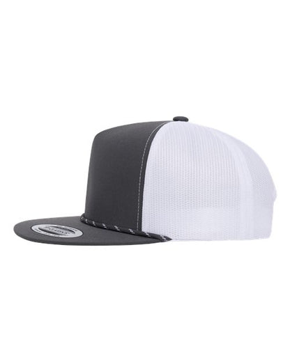 YP Classics Classic Five-Panel Trucker Rope Cap 6006BD