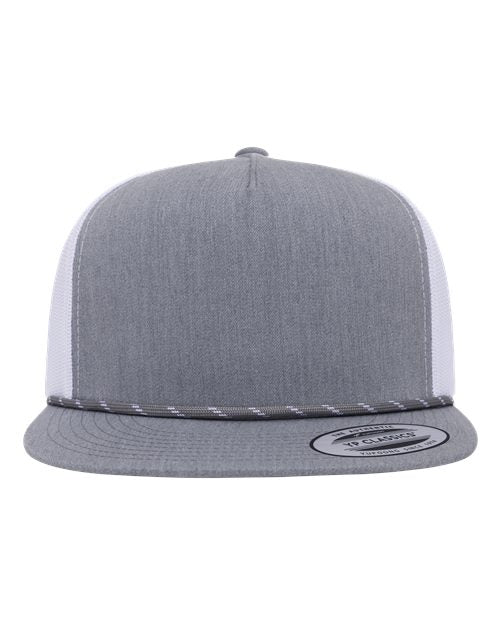 YP Classics Classic Five-Panel Trucker Rope Cap 6006BD