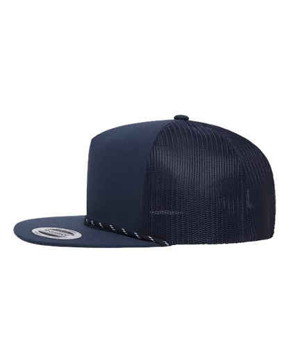 YP Classics Classic Five-Panel Trucker Rope Cap 6006BD