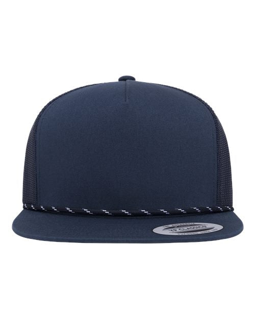 YP Classics Classic Five-Panel Trucker Rope Cap 6006BD