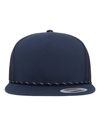 YP Classics Classic Five-Panel Trucker Rope Cap 6006BD