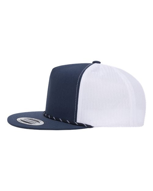YP Classics Classic Five-Panel Trucker Rope Cap 6006BD