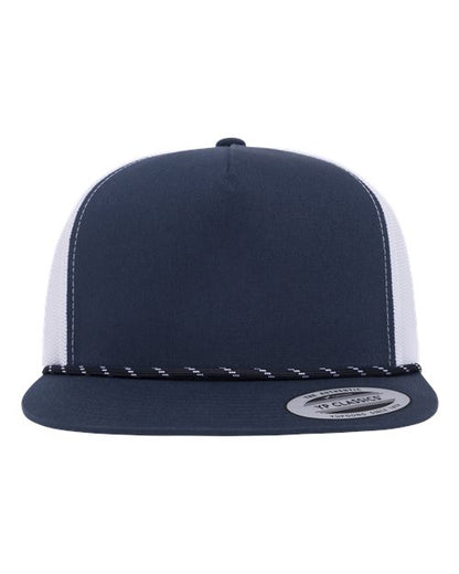 YP Classics Classic Five-Panel Trucker Rope Cap 6006BD
