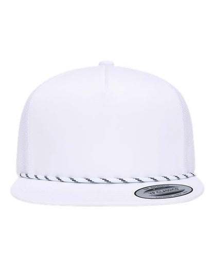 YP Classics Classic Five-Panel Trucker Rope Cap 6006BD