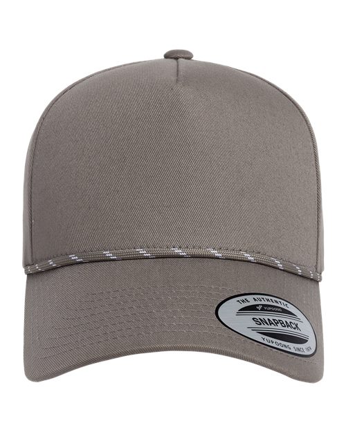 YP Classics Retro Cotton Blend Five-Panel Rope Cap 5079BD