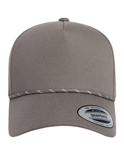 YP Classics Retro Cotton Blend Five-Panel Rope Cap 5079BD