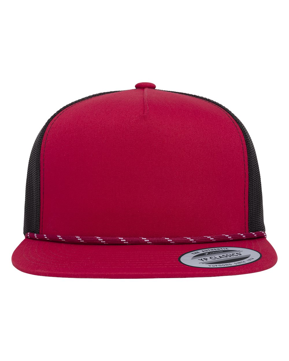 YP Classics Classic Five-Panel Trucker Rope Cap 6006BD